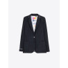 CHAQUETA GRIS RAYA DIPLOMATICA VERDE LUREX