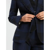 CHAQUETA VICHY MARINO NEGRO