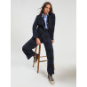 CHAQUETA VICHY MARINO NEGRO