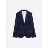 CHAQUETA VICHY MARINO NEGRO