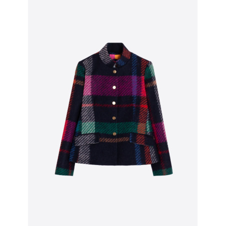 CHAQUETA LANA CUADRO XL MULTICOLOR