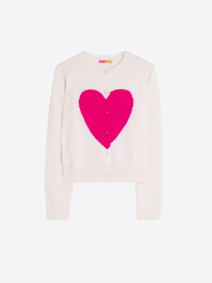 CARDIGAN INTARSIA CORAZON...