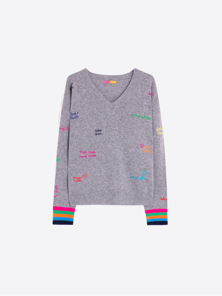 JERSEY PALABRAS GRIS