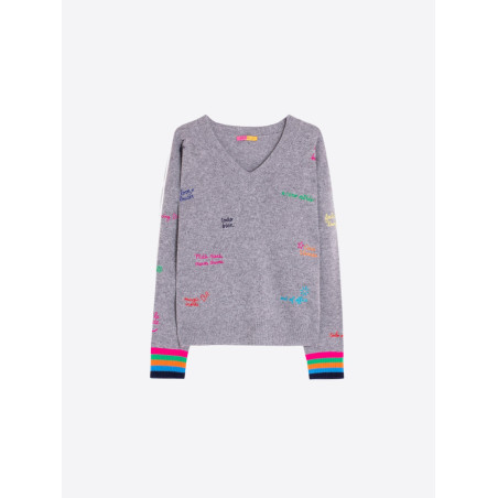 JERSEY PALABRAS GRIS